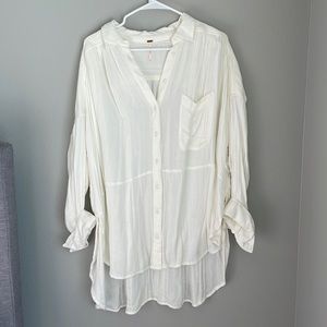 NWT!! Free People Oversized Women’s Medium Shirt